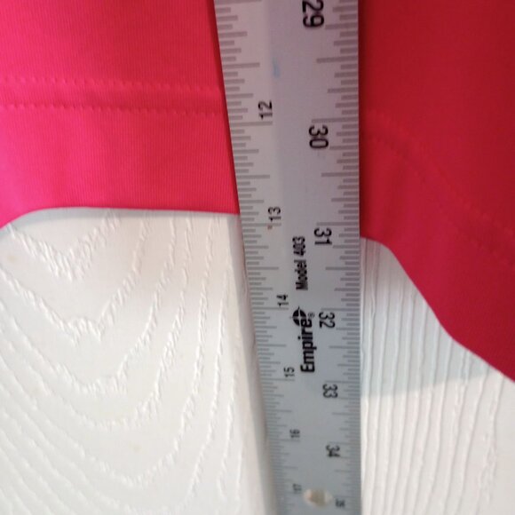 Mens Golf Polo Shirt The Players Size L Cutter & Buck Pink CB DryTec - Picture 5 of 6